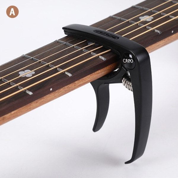 Metallgitarrcapo för akustisk/elektrisk/klassisk triggerbyte A