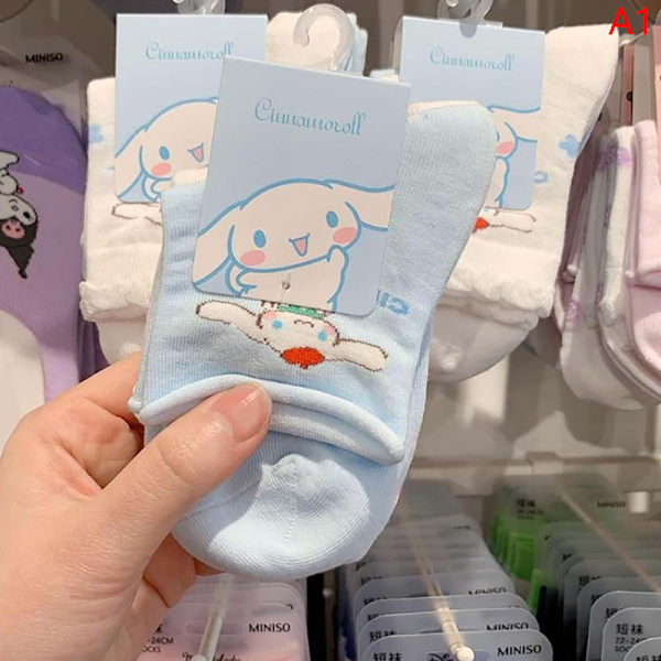 Nya Kawaii e Kuromi Strumpor Casual Mångsidig Ins Girl Christmas A1