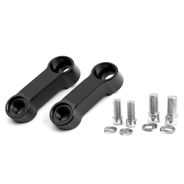 2PCS Motorcykel Backspeglar Extension Riser Extend Adapter Red