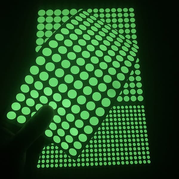 Luminous Glow In The Dark Star Round Dot Wall Stickers DIY Room 204