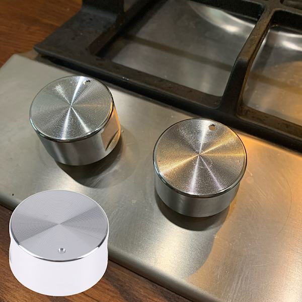 1 ST Legeringsmaterial Rotary Switches Rund Knop Gas Spis Brännare