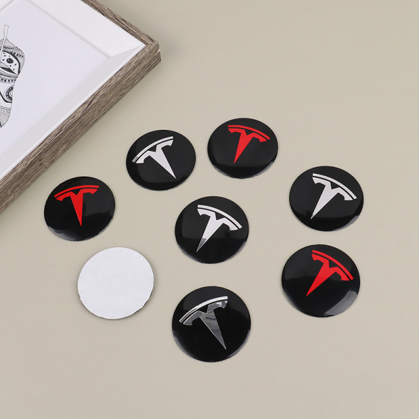 4st Hjul Center Hub Cap Kit för Tesla Model 3 Y Tesla Accesso Silver