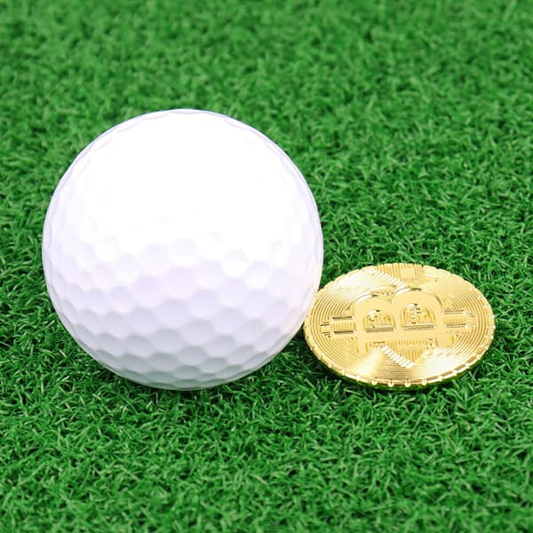 1st golftillbehör Mark Hat Clip Ball Marker Set Magnetisk hatt Gold