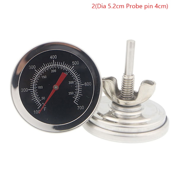 Ugnsspistermometer Grilltemperaturmätare för hemmakök 2(dia5.2cm pin4cm)