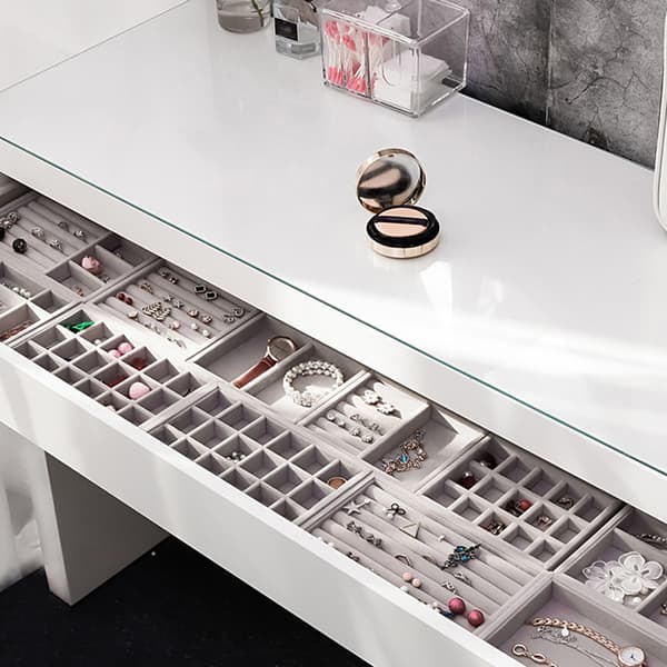 Sammetssmycke Display Fack Case Hot Sales Stapelbar Utsökt E