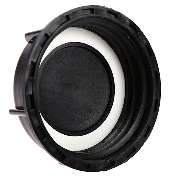 Svart Plastventil Lock 3" 100mm Cap för IBC Tankventil läckagepro
