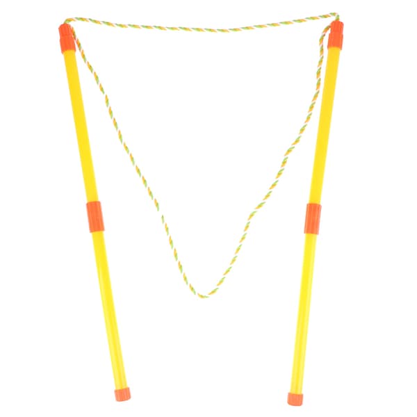 1Set Dubbelpolig Bubbelrep Färg Giant Bubble Circle Blåser Yellow