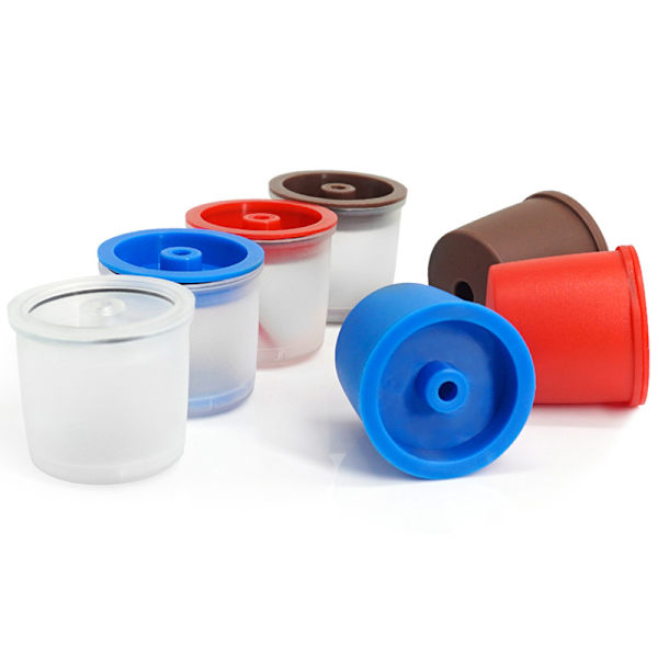 Påfyllningsbara kapselkaffekoppar Kompatibla Illy hines Refill Cof Transparent RED