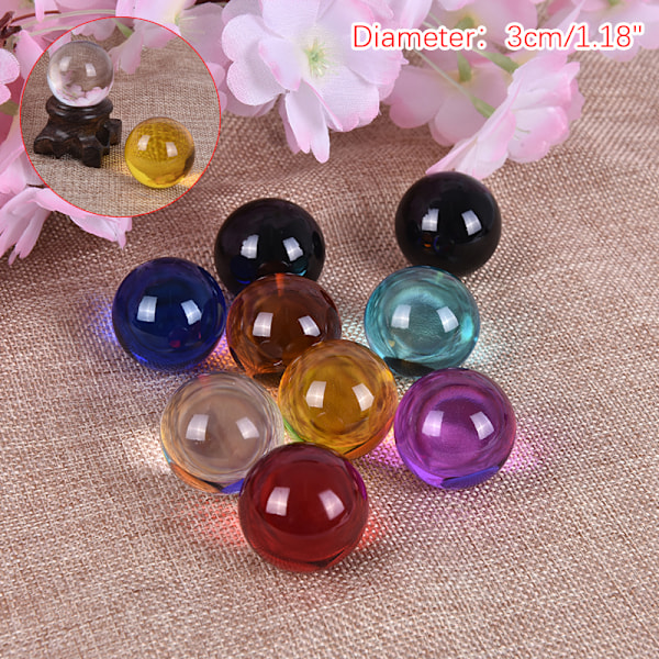 e Crystal Ball Natural Magic Ball Healing Sphere Quartz Balls C Red