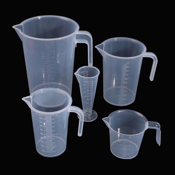 Mätkopp i plast med våghandtag Transparent mätning C 100ml