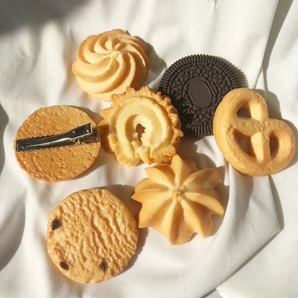 Nya Creative Girls e Biscuit Hårnål Enkla sidotopp-hårklämmor A2