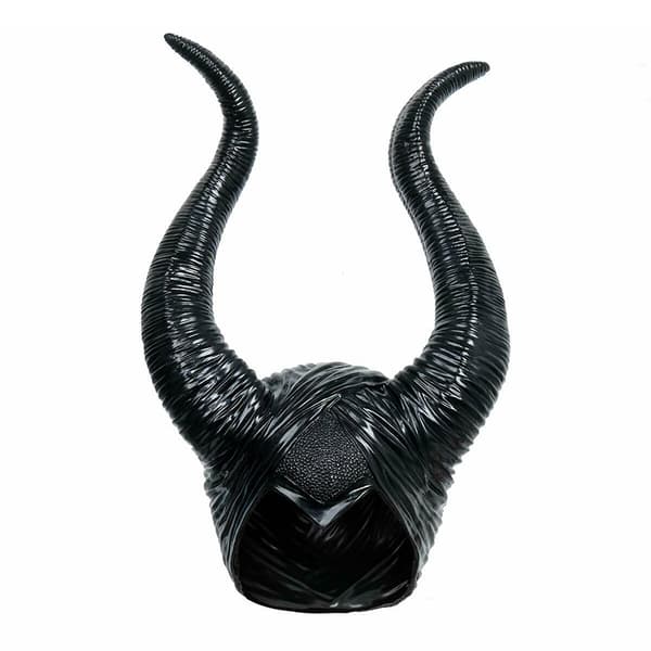 Halloween Hat Horns Cosplay Maleficent Evil Queen Headpiece Hea