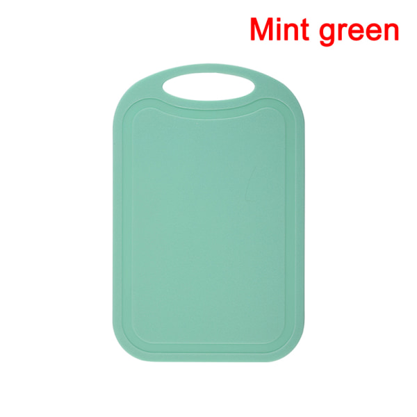 Halkfri Mini Kök Kött Frukt Grönsaksping Board Block Mint green