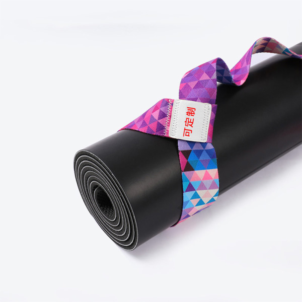 Yogamatta rem Bälte Justerbar Sportssele axelbärning Exer B