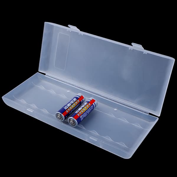 10 x18650 case box organizer vit för 1