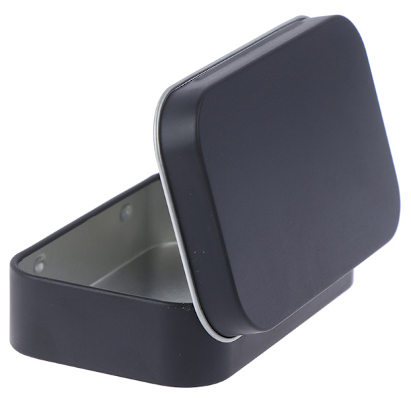 Förvaringslåda Små smycken Candy Coin Key Organizer Plåt Flip Bla