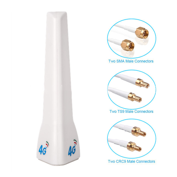 4G LTE extern antenn inomhusantenn SMA hane CRC9 TS9 CRC9