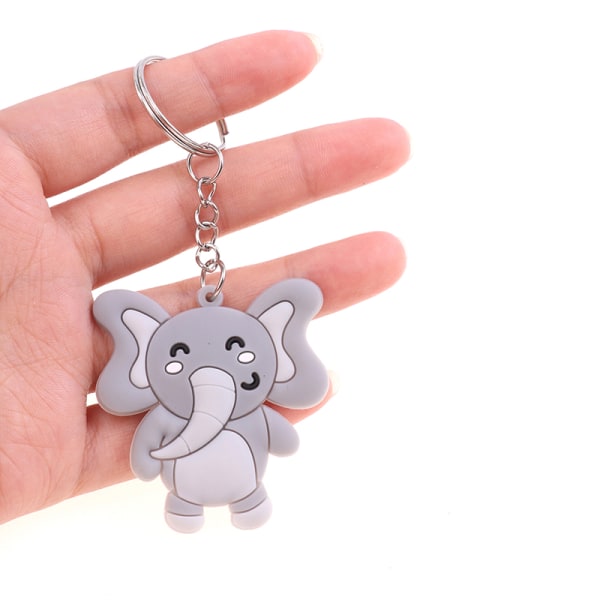 10 st Baby Elephant Nyckelringar för Elephant Theme Party Dekor N1