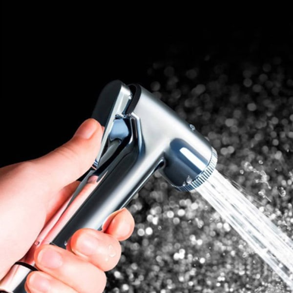 Krom Bidé Spraykran Hygienisk Toalett Duschhuvudslang Bathro C