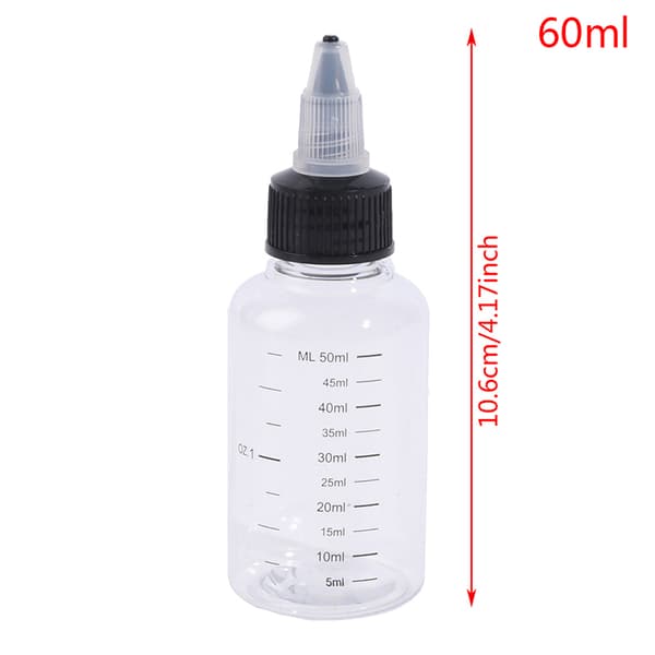 30ml-250ml Plast PET vätskekapacitet Dropper Flaskor Pigment 60ml