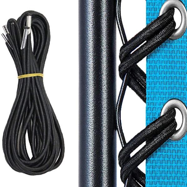 Elastiska Bungee Rope Cords Liggstolssnören för Zero Gravity Chair Silver