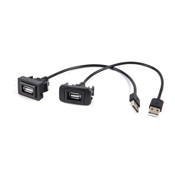 Bilinstrumentbräda Flush Mount USB2.0 Panelförlängningskabeladapter A