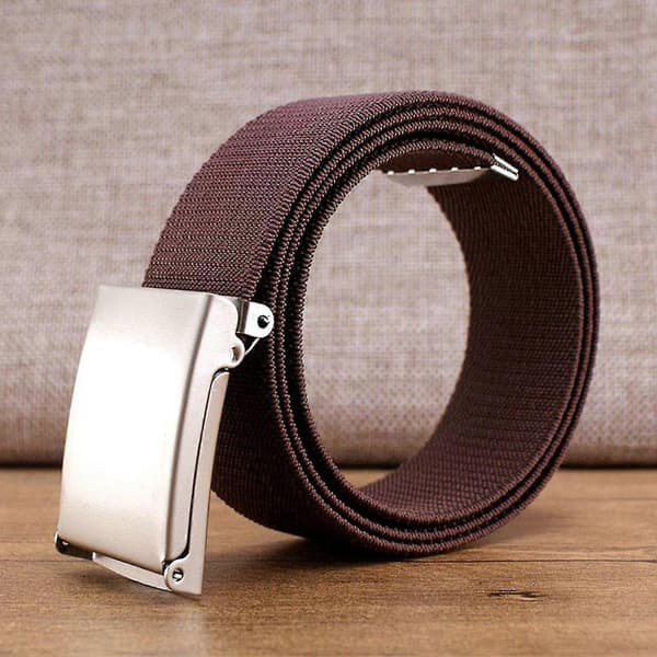 Canvasvyö Helppo Avata Unisex Canvas Web -vyö Ulkokäyttöön White