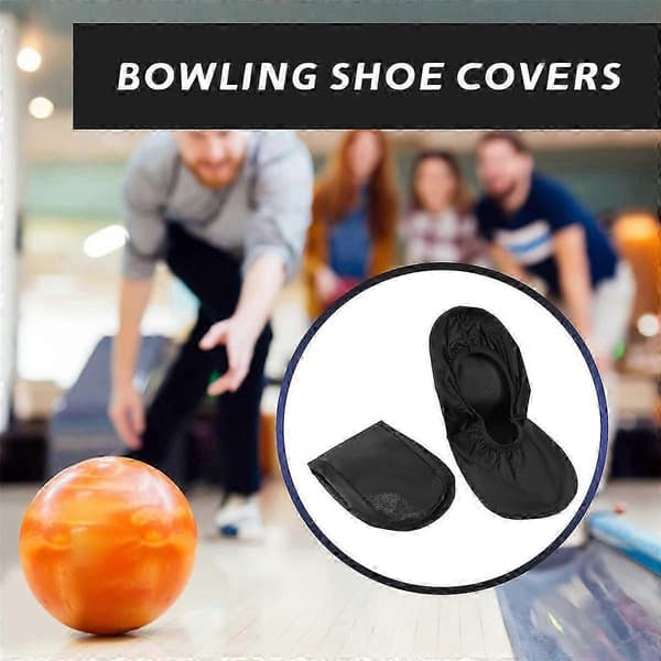 1 par bowling skoovertræk, til indendørs og udendørs (L)