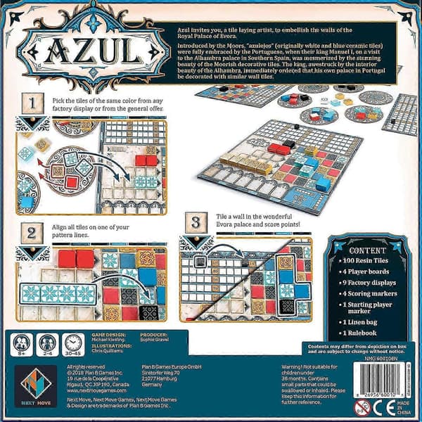 Plan B Games, Azul Fliselægningsspil