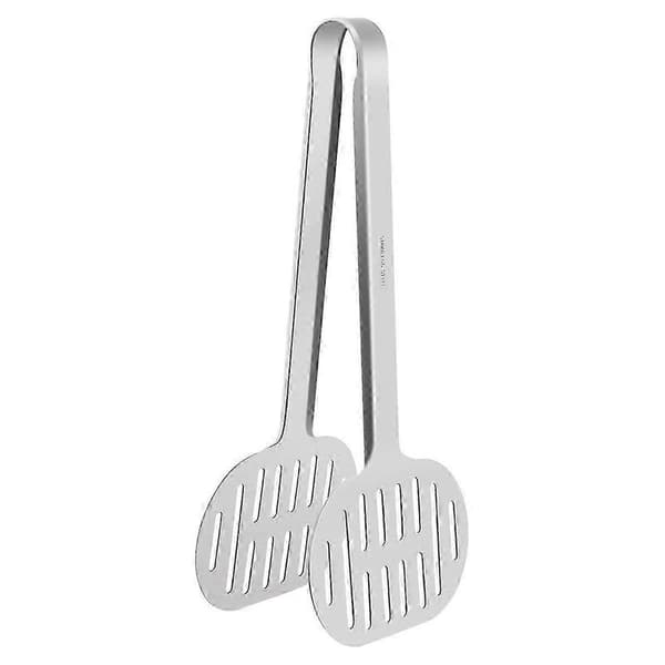 stekespade i rustfritt stål, dobbel stekespade for matlaging og grilling Silver