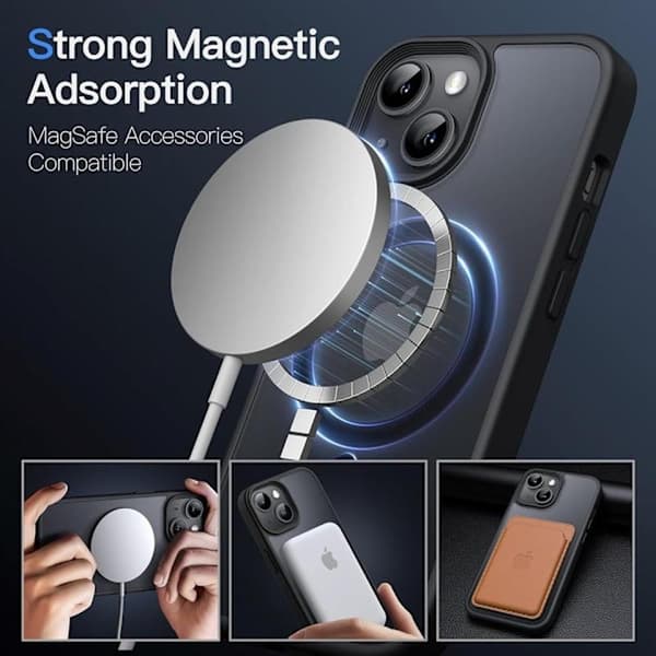 iPhone 15 Musta Magsafe Kuori