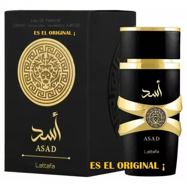 Arabisk duftende tafa Asad, modekoloni, stort format 100 ml Send stilfulde dekorationer