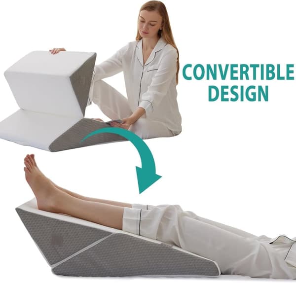 Orthopedic Wedge Pillow 10-in-1 – Adjustable Memory Foam Pillow for Back, Neck, Legs, and Post-Surgery