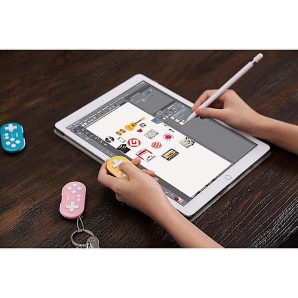 8Bitdo Zero 2 Bluetooth Mini -näppäimistön kokoinen peliohjain Nintendo Switchille, Windowsille, Androidille ja macOS:lle (Yellow Edition) - Turquoise Edition