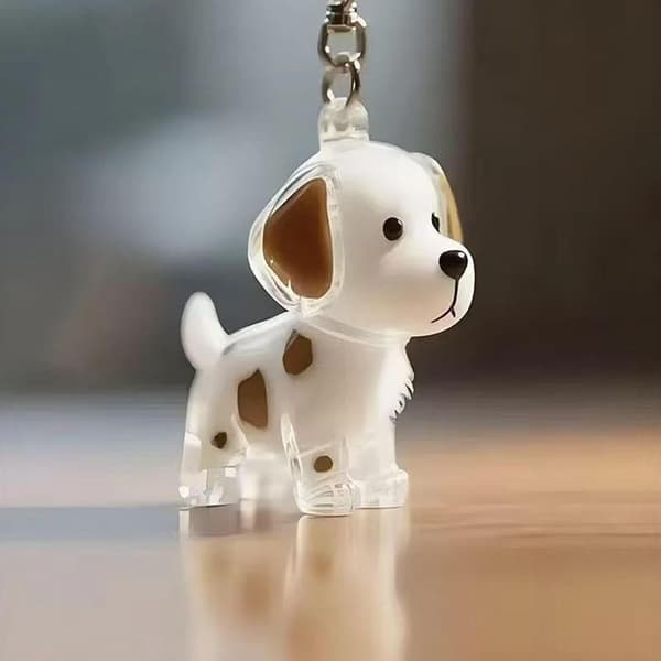Nøglering - Mindekapselcharms - Hundehårskollektion - DIY - 1 stk