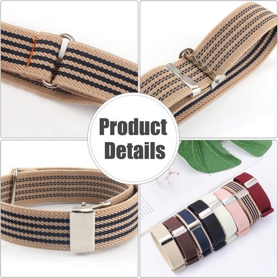 Elastic Sleeve Holders - Adjustable Shirt Sleeve Holders - Non-Slip Function for Long Sleeves - Comfortable Stretch Fabric - Unisex Size for Men and Women