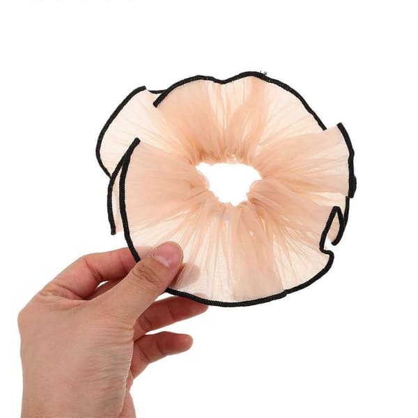 Flerfarvede Scrunchie Hårelastikker til Kvinder Store Hårelastikker 4 Stk. Sæt