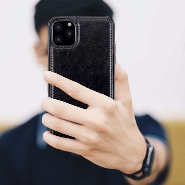 iPhone 13 Mini - Kotelo / Magneettinen 2-in-1 Lompakkokotelo - Valitse väri! Musta