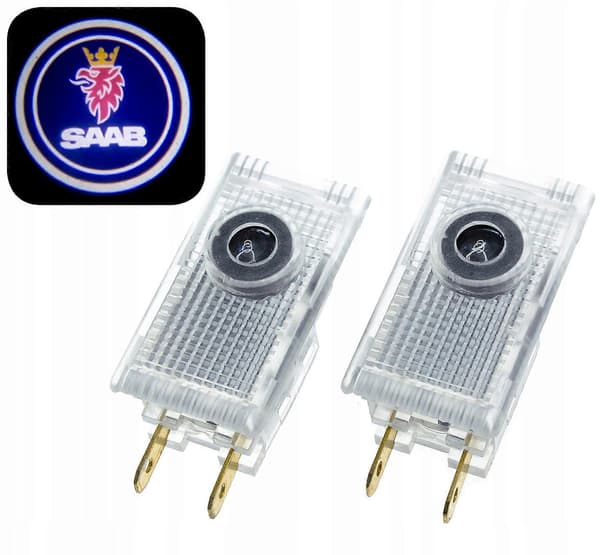 Saab LED-logoprojektor HD för Saab dörrlampa