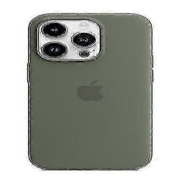 Silikone telefoncover kompatibelt med iPhone 14 Pro Olive