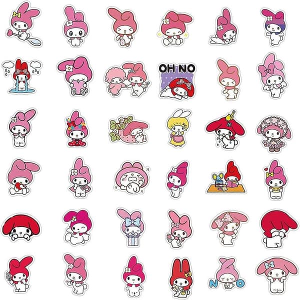 My Melody -tarrat 100 kpl vesipulloihin
