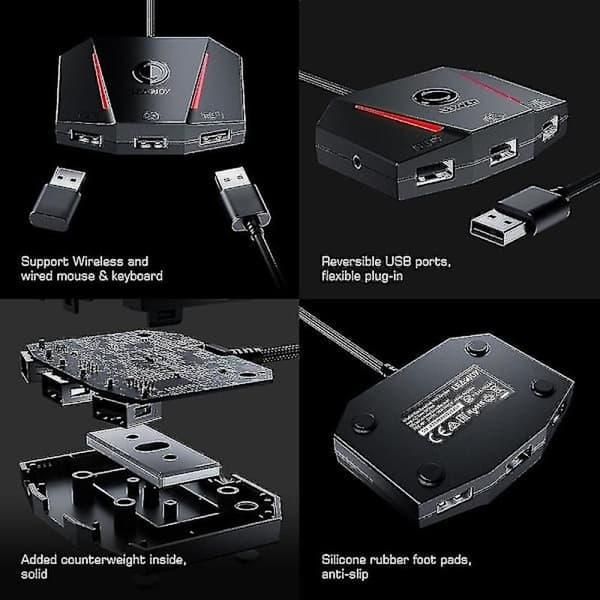 LEADJOY VX2 AimBox Tastatur & Mus Adapter 2024