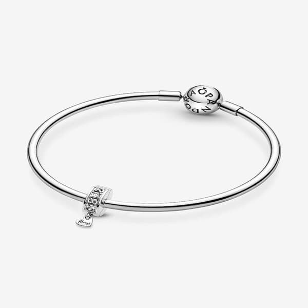 Pandora - Family Always Pavé Clip Charm - Sterlingsilver