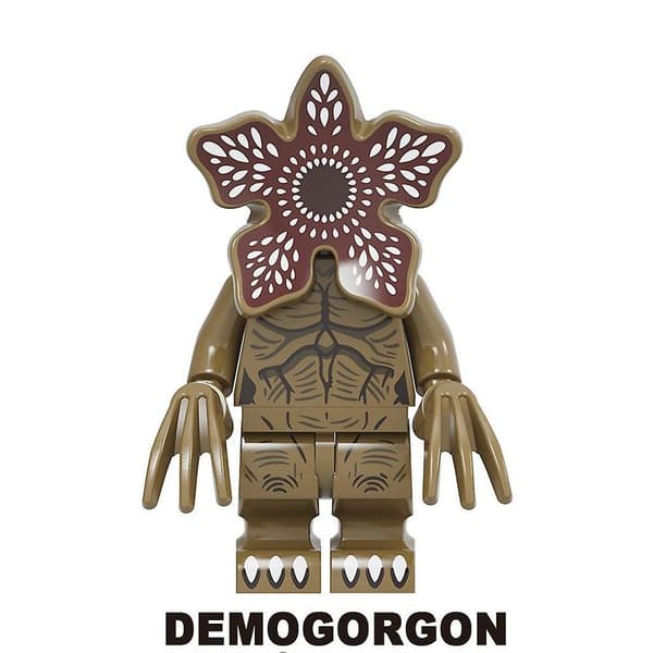 8 st Stranger Things-serien Monterade Byggklossar Leksaksset Minifigurer Modell Barnpresent
