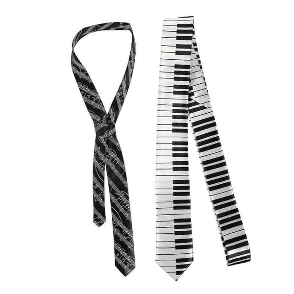 2 st Pianotangent-mönstrad Slips Bekväm Slips