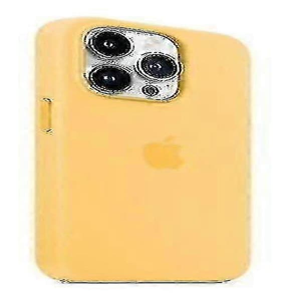 Silikonfodral kompatibelt med iPhone 14 Pro Sunglow