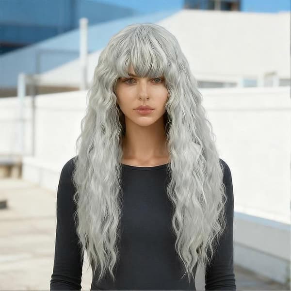 För Griffith Peruk Cosplay LÅNG Fest Hår Syntetiska Kostymperuker