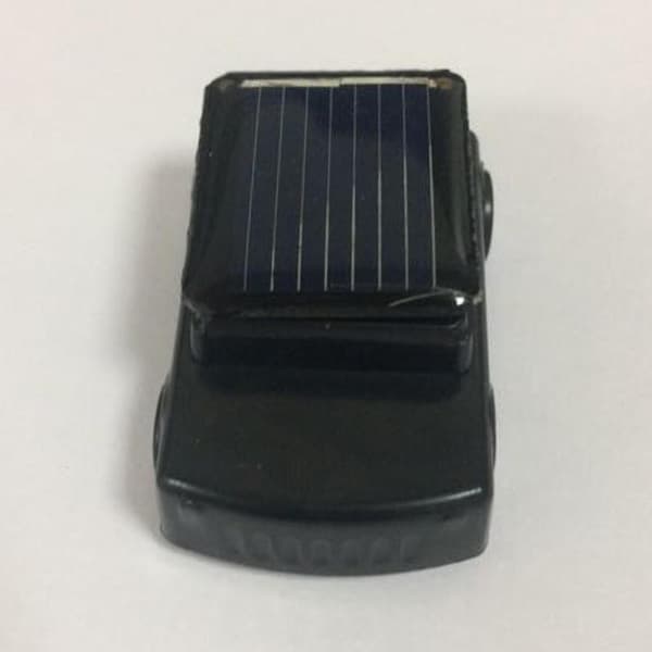 Børn DIY Saml Solcelledrevet Pædagogisk Legetøj Mini Solbil Rød & Sort[D]