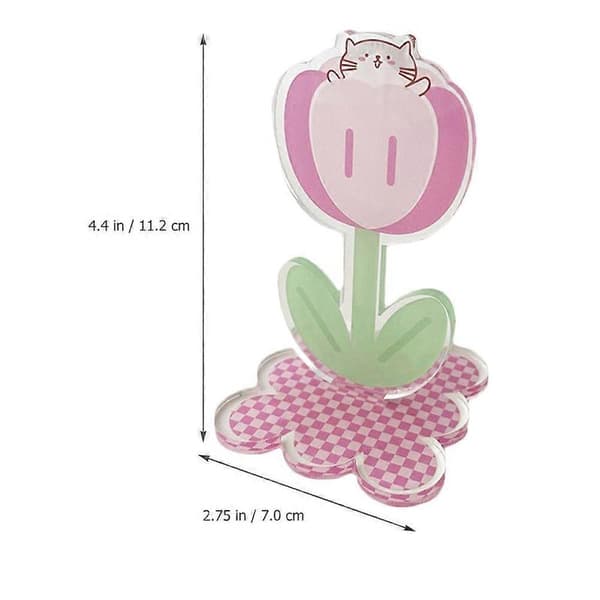 Akryl Blomster Note Klemmer Multifunktionelle Memo Clips til 4 Stk. Brug