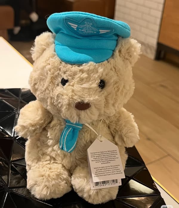 JALLYCAT Pehmolelu - Lentäjäkarhu 20cm